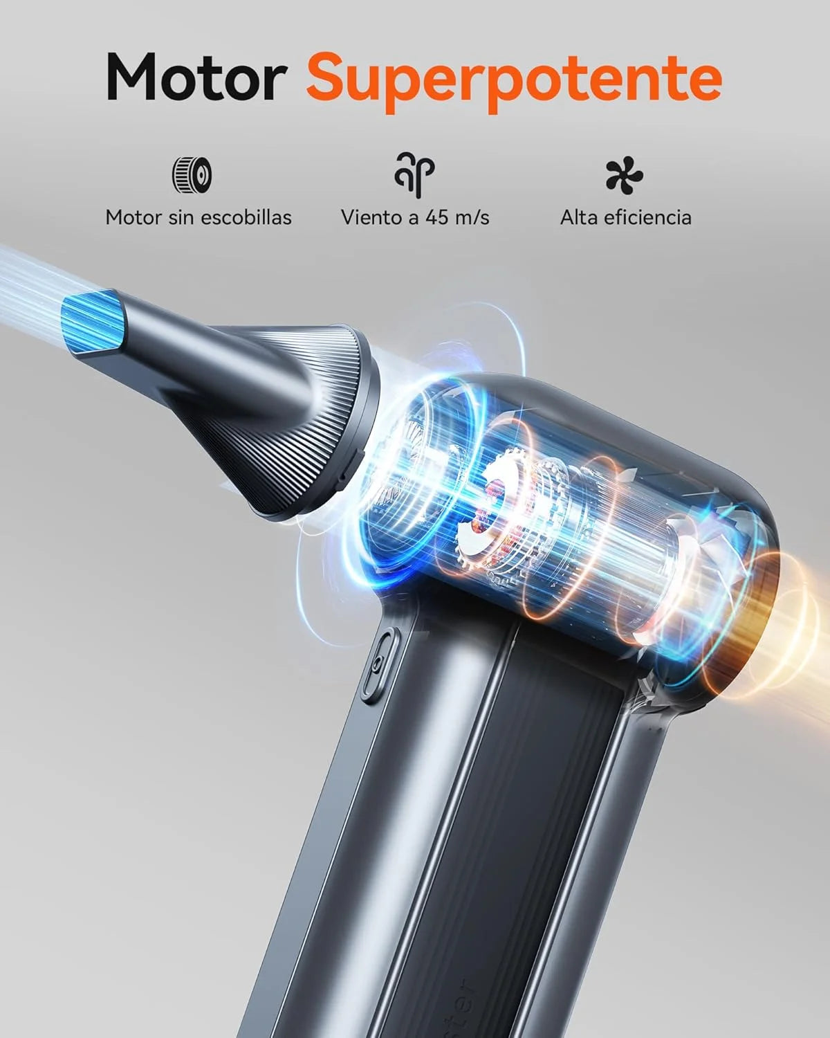Electric Air Duster,150000 RPM Super Power Cordless Compressed Air Duster Mini Blower for Keyboard,Pc,Home Cleaning Outdoor,Car Cleaning,Black